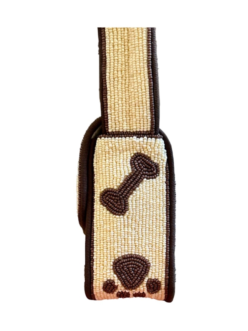 Lily Posh Dachshund Beaded Handbag, Dog Doxie Beaded Bag - Picture 4 of 5